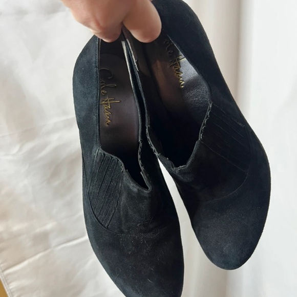 Cole Haan Women's Black Suede Heels - Picture 1 of 7